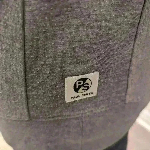 Men's Gray Paul Smith Jersey Sweatshirt - size Large - Picture 3 of 6